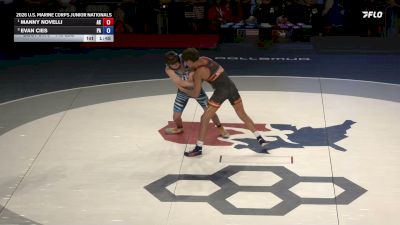 113 lbs 1st Place Match - Manny Novelli, Alaska vs Evan Cies, Pennsylvania