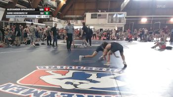 106 lbs 5th Place - Alexander Spagnuolo, Hanover Park vs Luke Hosonitz Iv, Blair Academy