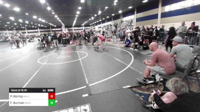 106 lbs Consi Of 16 #1 - Parker Boring, Walden Grove vs Farrell Burman, Wasatch WC