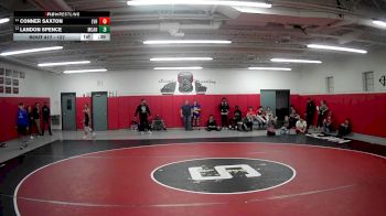 127 lbs Cons. Round 3 - Conner Saxton, Ligonier Valley Hs vs Landon Spence, Marion Center Area Hs