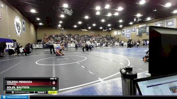 111 lbs Cons. Round 2 - Soleil Bautista, Ernest Righetti vs Valeria Mendoza, Firebaugh