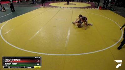 135 lbs Semis (4 Team) - Ryder Kremers, Rocori vs Toren Kelly, TCU