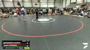 138 lbs Champ. Round 2 - Savannareth Chantha, WA vs Joseph Lathwood, HI