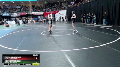 132G Champ. Round 1 - Hope Burbridge, Colony High School vs OLIVIA PROBASCO, Wasilla High School