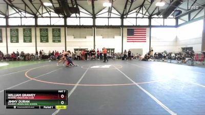 146-160 lbs Champ. Round 1 - Jimmy Duran, Dundee Crown High School vs William Grawey, Redbird Wrestling Club