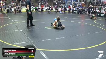 72 lbs Champ. Round 1 - Teigen Kibbey, Holt WC vs Jace Johnson, Kingsford Youth WC