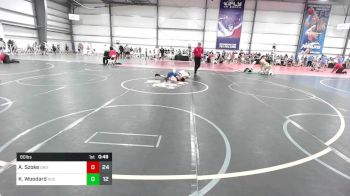 80 lbs Rr Rnd 3 - Ashton Szoke, Grit Mat Club Red vs Karter Woodard, Indiana Outlaws Green