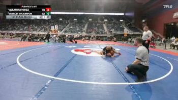 235 lbs 1st Place Match - Aleah Marquez, Riverton vs Marley Dickinson, Natrona County