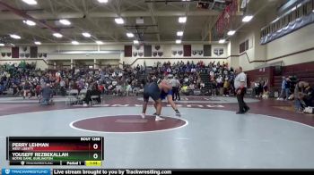 220 lbs 23rd Place Match - Perry Lehman, West Liberty vs Youseff Rezbekallah, Notre Dame, Burlington