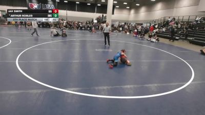 43 lbs 5th Place Match - Jax Smith, Ironhawk Wrestling Academy vs Arthur Robles, Brighton Wrestling Club