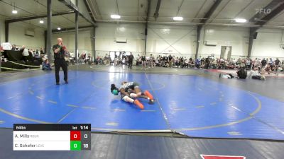 84 lbs Rr Rnd 3 - Americah Mills, Roundtree Wrestling Academy vs Colin Schafer, Level Up Wrestling Center