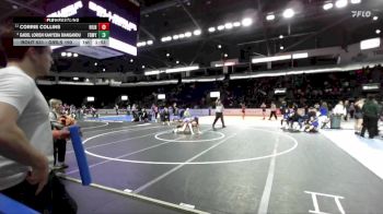 Girls 190 lbs Quarterfinal - Gadel Lorish Kanyeba Biangandu, Federal Way (Girls) vs Corrie Collins, Highline (Girls)