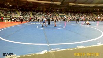 45 lbs Quarterfinal - Azalea Garcia, Team Valley Wrestling Club vs Bradley Francis, Team Tulsa Wrestling Club