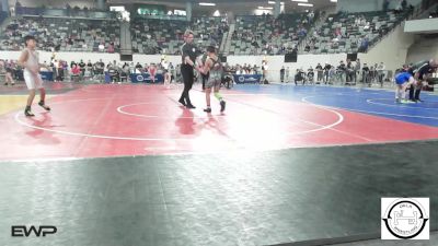 88 lbs Round Of 32 - Cruz Canales, Claremore Wrestling Club vs Tyson Chuculate, Coweta