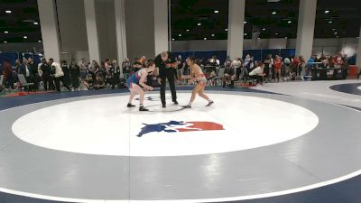 125 lbs Cons. Sub-rd Of 16 - Isabella Sermana, California vs Serenity Bergstrom, Total Domination Wrestling Club