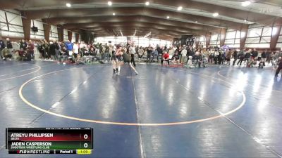 130 lbs Quarterfinal - Jaden Casperson, Shootbox Wrestling Club vs Atreyu Phillipsen, Delta