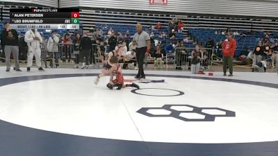 53 lbs Cons. Semis - Alan Petersen vs Leo Brumfield, Avon Wrestling Club