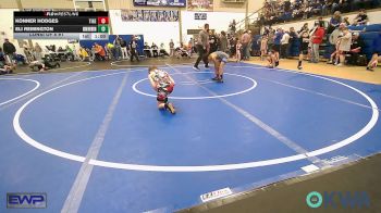 61 lbs Consi Of 8 #1 - Konner Hodges, Tiger Trained Wrestling vs Eli Remington, Skiatook Youth Wrestling