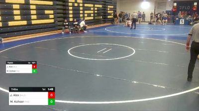 114 lbs Pigtails - Jason Alex, Baldwin vs Max Kohser, Pine Richland