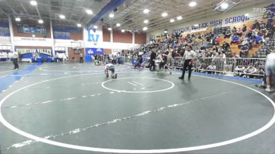 138 lbs Champ. Round 1 - Warrior Bundra, Rim Of The World vs Micah Wegman, Calabasas