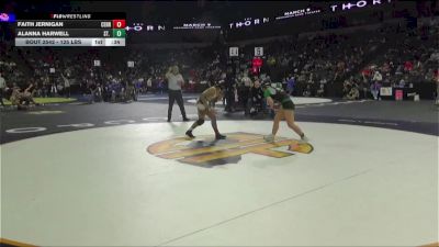 125 lbs Consi Of 16 #1 - Faith Jernigan, Cerritos (SS) vs Alanna Harwell, St. Mary`S (SJ)