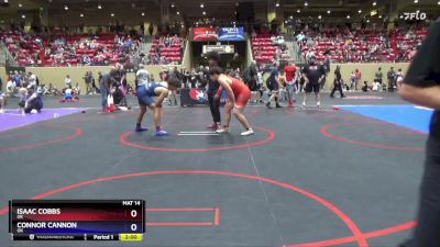 187 lbs Round 1 - Isaac Cobbs, OK vs Connor Cannon, OK