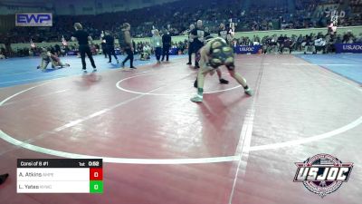 105 lbs Consi Of 8 #1 - Adler Atkins, Amped Wrestling Club vs Lucas Yates, Newcastle Youth Wrestling