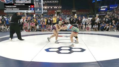 130 lbs Quarters - Daelin Cody, Wisconsin vs Cecilia Verrilli, Connecticut