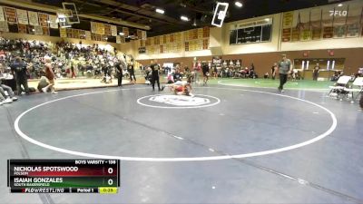 138 lbs Cons. Round 4 - Nicholas Spotswood, Folsom vs Isaiah Gonzales, South Bakersfield