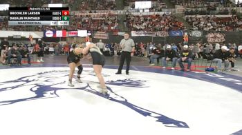 G - 190 lbs Quarterfinal - Daijalin Sunchild, Big Sandy (Girls) vs Brooklen Larsen, Billings West (Girls)