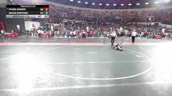 72 lbs Quarterfinal - Adler Steffens, B.A.M Training Center vs Ryker OKeefe, Lodi Wrestling Club