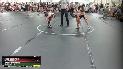 96 lbs Round 2 (6 Team) - Nico Denardo, Mat Warriors vs Caleb Everson, 84 Athletes