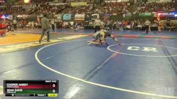 A - 126 lbs Cons. Round 1 - Sean Davis, Corvallis vs Cooper Hardy, Frenchtown