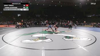 4A/3A/2A/1A Girls 140 Champ. Round 1 - Onaly Tindall, Yamhill-Carlton Girls vs Danin Lacouture, Siuslaw / Mapleton Girls