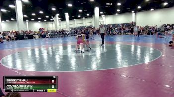 135 lbs Round 6 (8 Team) - Brooklyn Mau, Team Iowa Crazy Coconuts vs Ava Weatherford, Illinois Cornstars Gold