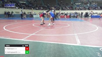 108 lbs Consi Of 32 #2 - Riley Robinson, Bixby JH Girls vs Riley Hollingsworth, Ponca City LadyCat Wrestling