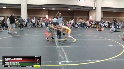 105 lbs Round 2 - Avery Anderson, SHWA vs Alex Sanchez, Greeneville Wrestling