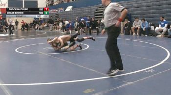 121 lbs Consy 3 - Brock McClure, Bentworth vs Chase Brown, Yough