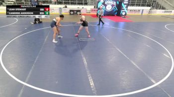 Junior Girls - 190 lbs Cons. Semis - Leah Stewart, Iowa vs Cambree Anderson, North Dakota