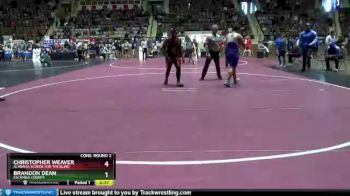 195 lbs Cons. Round 2 - Christopher Weaver, Alabama School For The Blind vs Brandon Dean, Escambia County