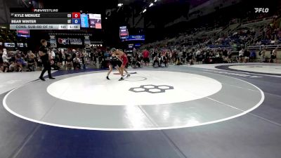 126 lbs Cons. Sub-rd Of 16 - Kyle Menuez, CO vs Bear Winter, UT