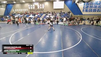 105 lbs Cons. Round 4 - James Barrington, Timpanogos Wrestling vs Graham Macfarlane, Ridgeline Riverhawks