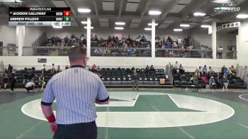 106 lbs Champ. Round 1 - Jackson Calloway, Homewood Middle School vs Andrew Polizos, Oak Mountain Middle School