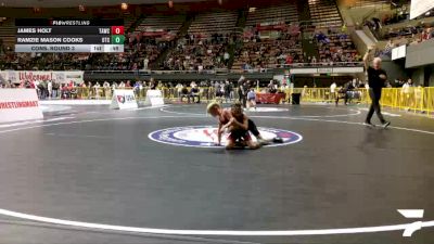 Intermediate Boys - 77 lbs Cons. Round 3 - Ramzie Mason Cooks, Origin Training Center vs James Holt, Team Arcata Wrestling Club