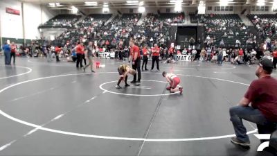 82 lbs 5th Place Match - Marshal Spatz, East Butler vs Michael Boell, West Point Wrestling Club