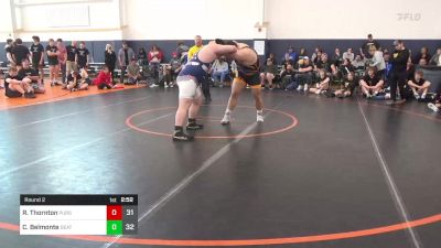 285 lbs Round 2 - Richard (Bubba) Thornton, Pursuit vs Christopher Belmonte, Death Squad Green