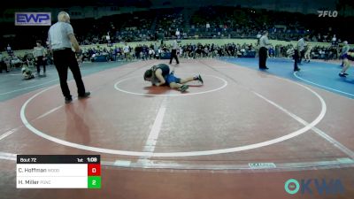 Semifinal - Cade Hoffman, Woodward Youth Wrestling vs Hailey Miller, Ponca City Wildcat Wrestling