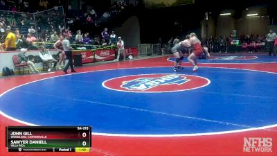 5A-215 lbs Semifinal - John Gill, Woodland, Cartersville vs Sawyer Daniell, Villa Rica