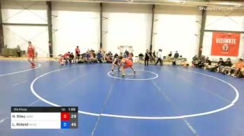 83 kg 7th Place - Hayden Riley, USAW Maine vs Landon Joe Roland, Northampton Area WC