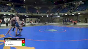 170 lbs Cons. Semi - Bryor Newbold, Quincy Senior vs Dalton Brown, Danville